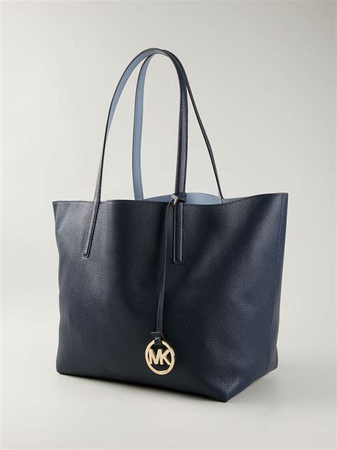 michael kors reversible tote blue